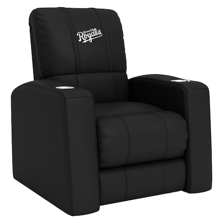 Dreamseat Relax Recliner with Kansas City Royals Wordmark Logo XZ418301RHTCDBLK-PSMLB21024